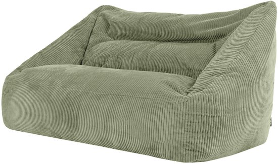 icon - Cecilia Zitzak Bank - Ribfluweel - Saliegroen