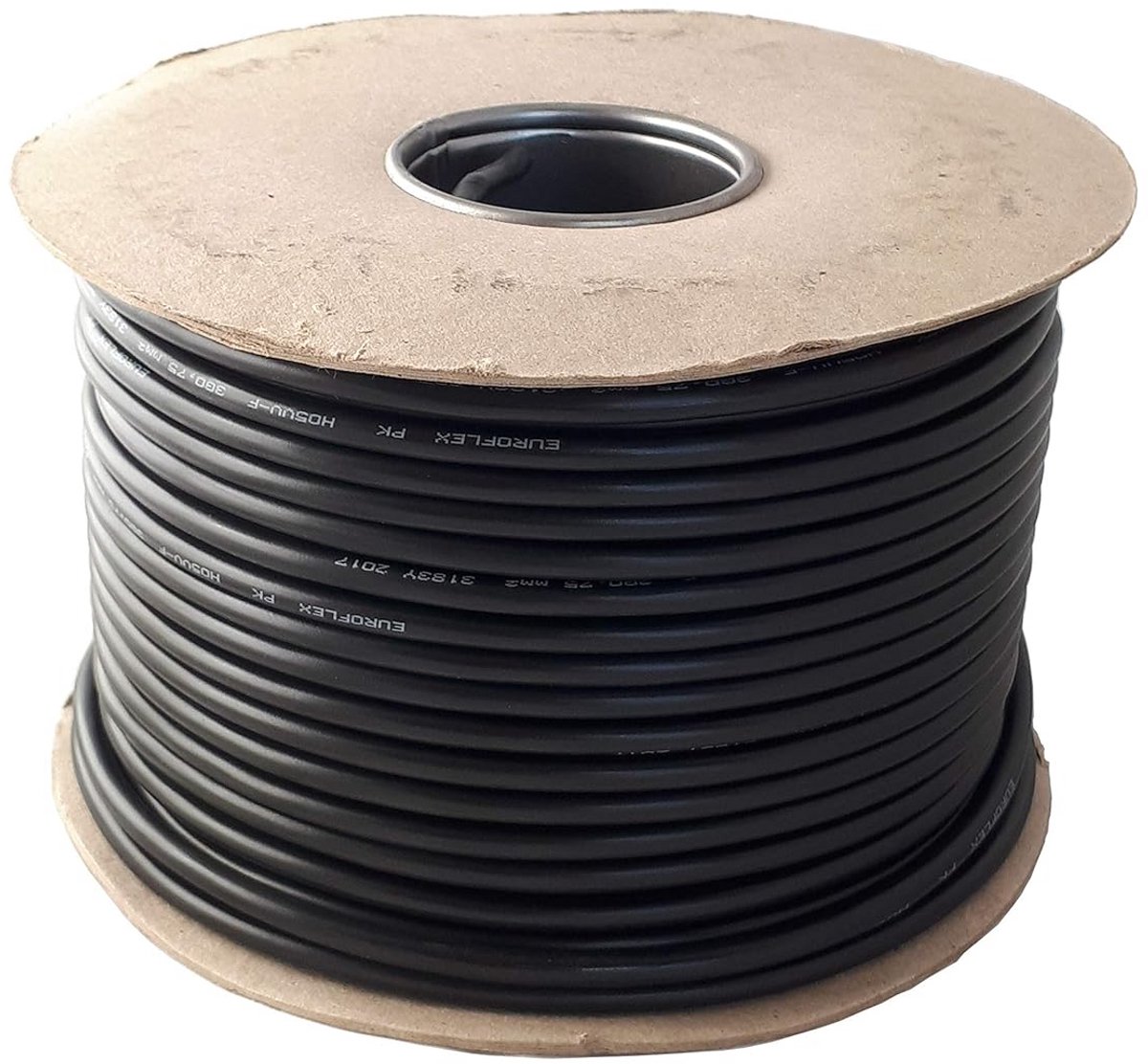 Zwarte Flexibele 2- en 3-aderige Elektrische Kabel 0.75mm tot 1.5mm