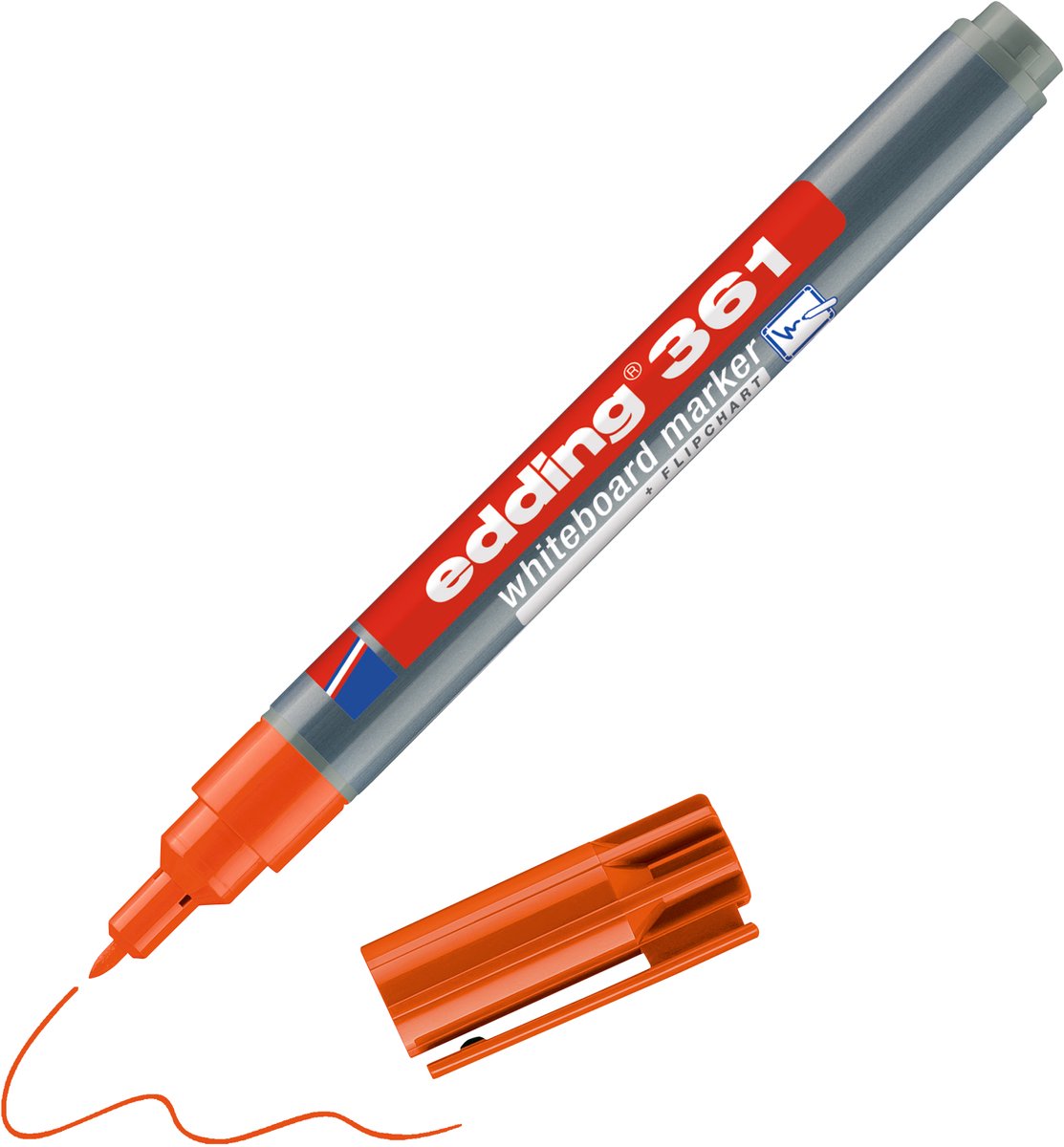Whiteboard marker Edding 361-006 Oranje