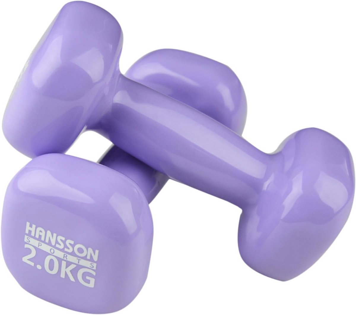 Halters Set (2 stuks) Vinyl - Gewicht van 0,5 kg tot 5,0 kg - Diverse Kleuren