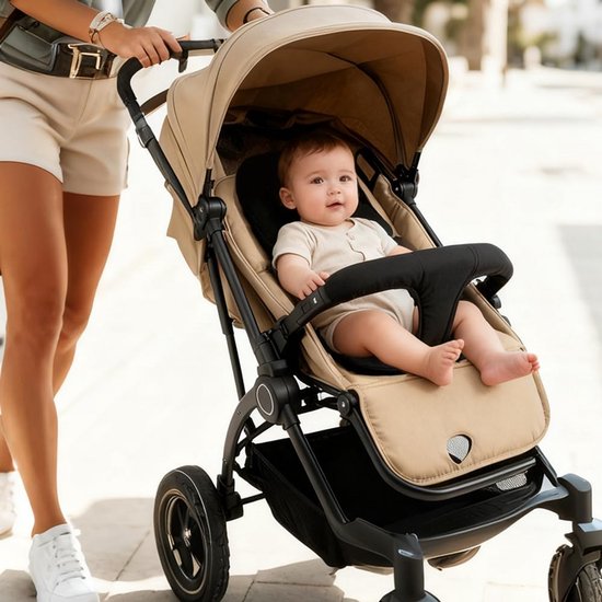 Ademend Zitverkleiner Babyzitje - Zacht Kussen voor Autostoel, Kinderwagen en Maxi Cosi — afbeelding 5
