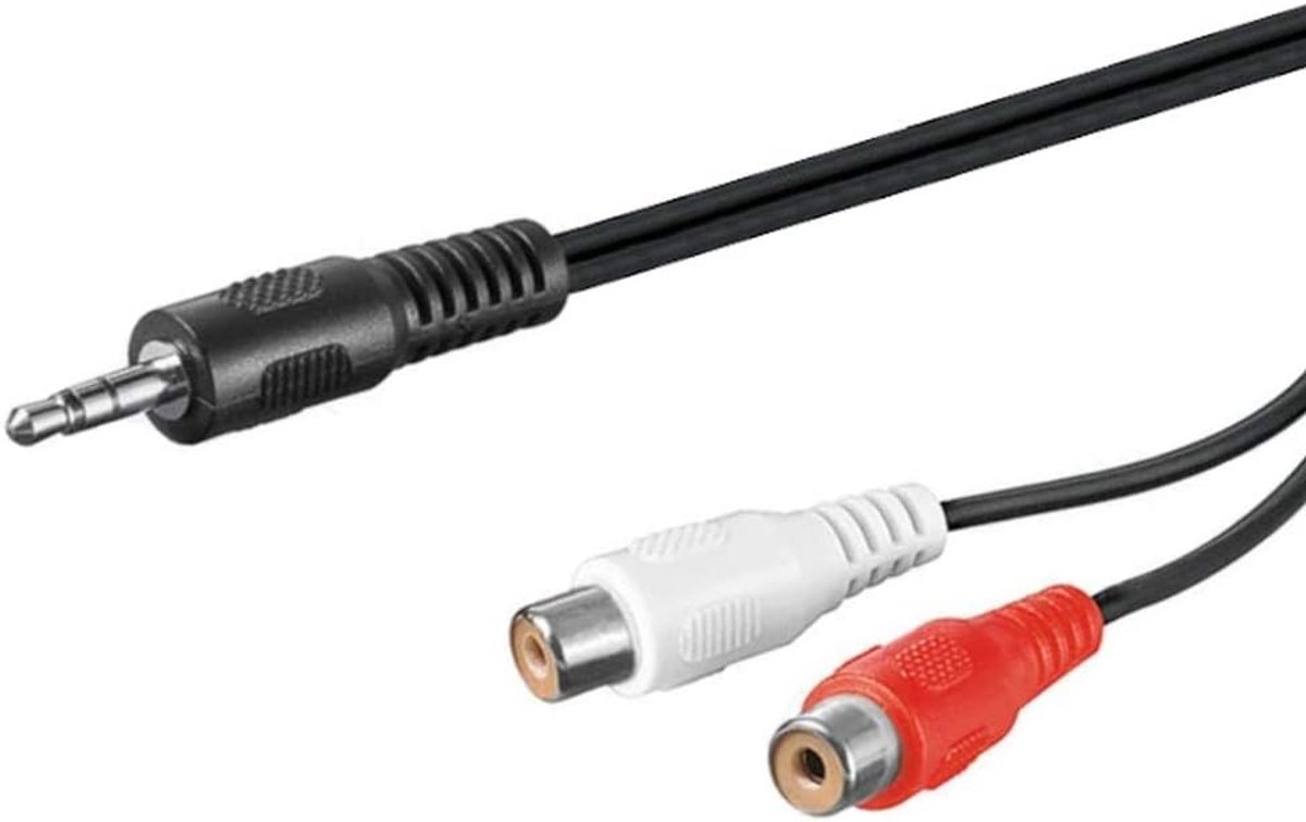 Premium 3,5 mm kabelbus met 2xRCA - 2 meter