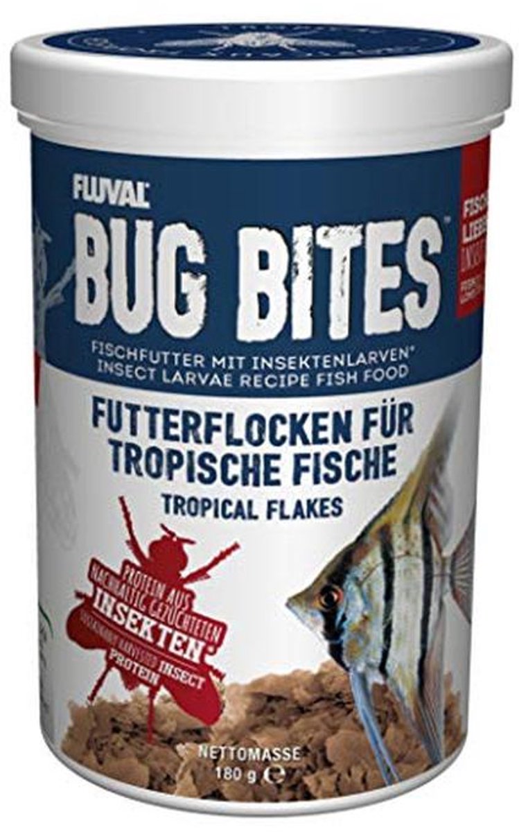 Visvoer Vlokken met Insecten voor Tropische Vissen - 1000 ml