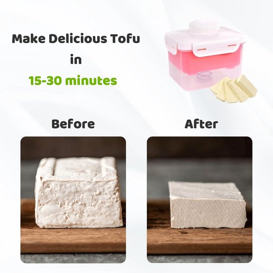 Tofu Pers en Voedselzeef - Verstelbare Knop voor Optimale Textuur en Smaak — afbeelding 3