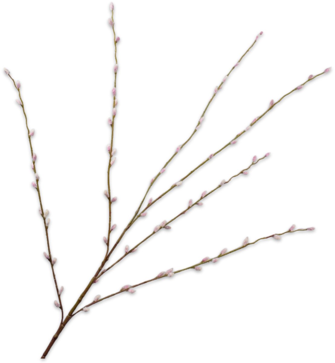 Silk-ka Kunstbloem - roze - H111 cm