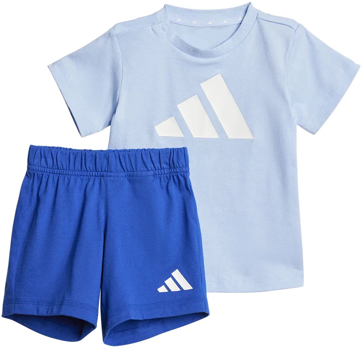 Adidas Essentials Tee Set 9-12 Months Kinderen Blauw