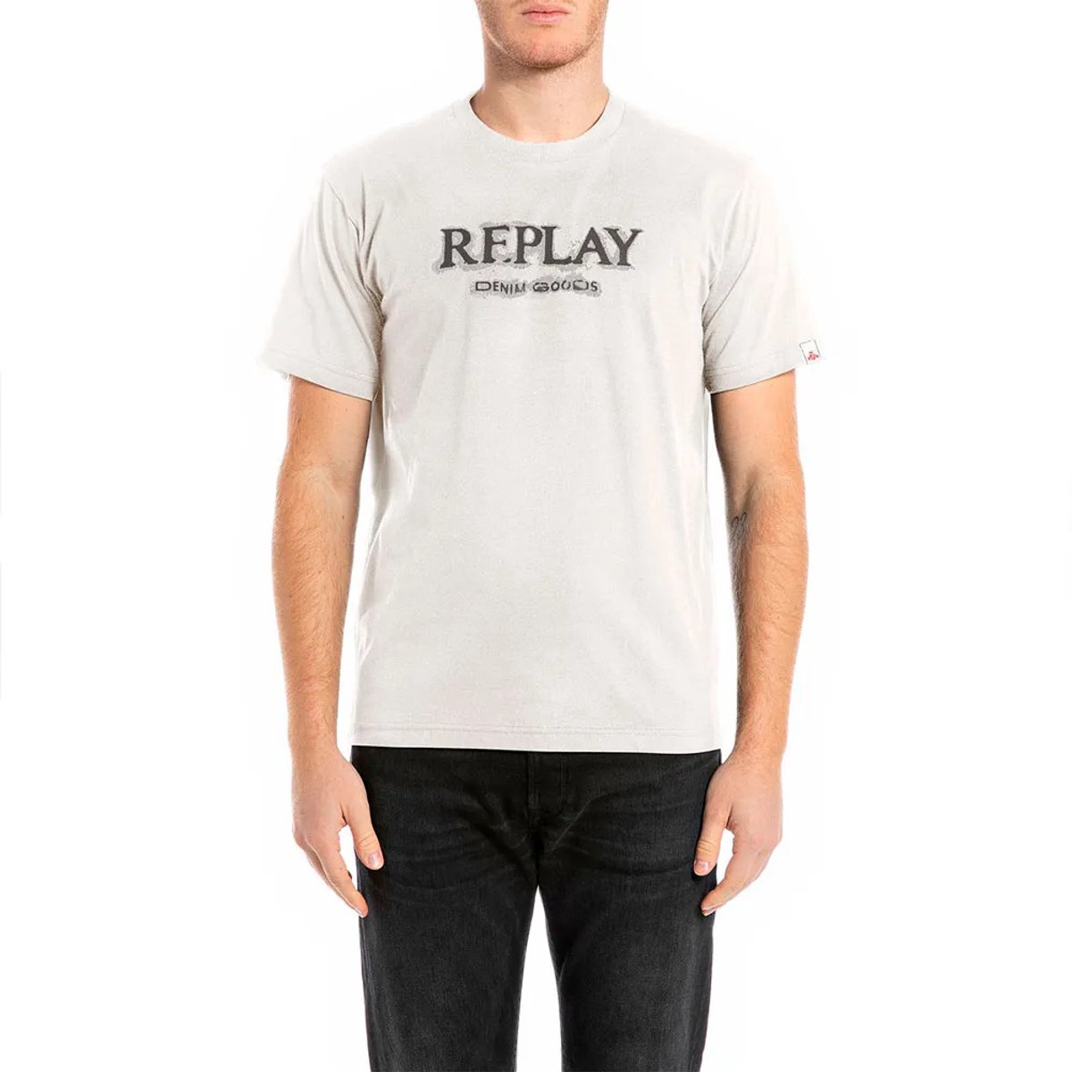 Replay M3220 .000.2660 T-shirt Met Korte Mouwen Wit L Man