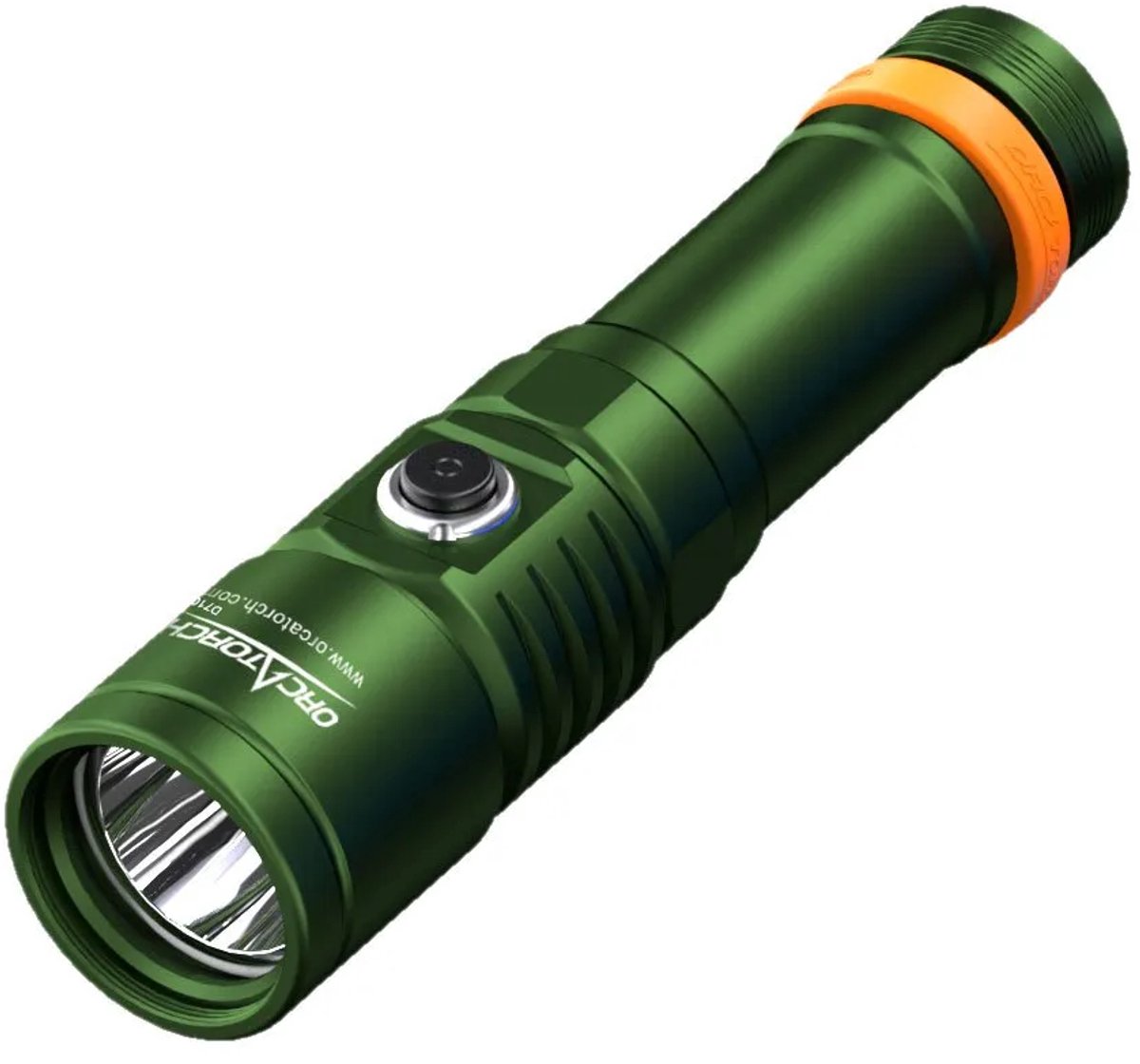 Orcatorch D710 Duiklamp oplaadbaar Groen 3000 Lumen