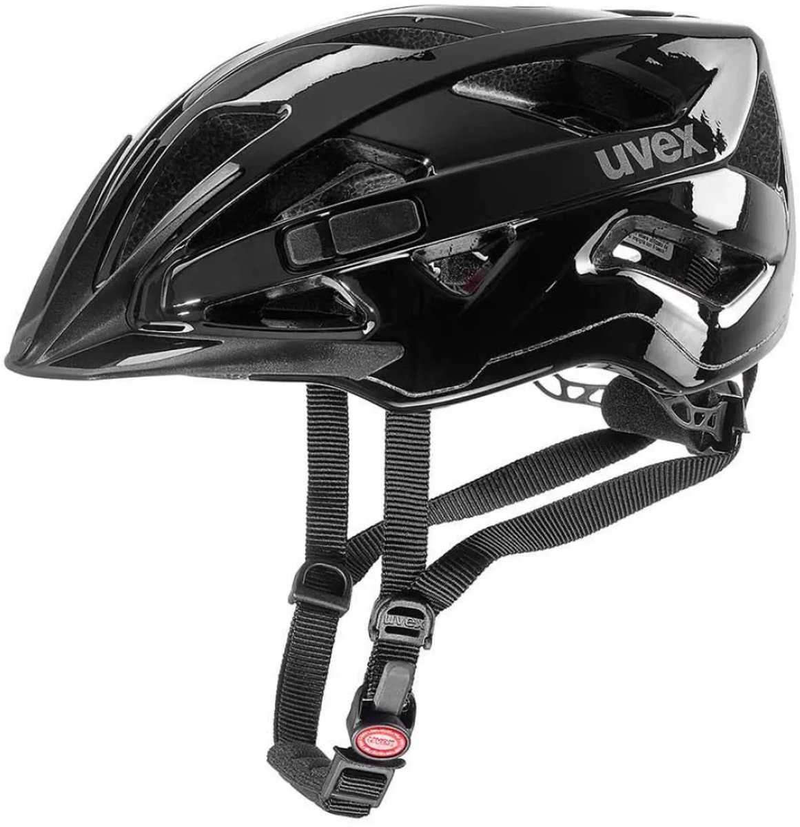 uvex Active Fietshelm Black Shiny - Unisex - maat 52-57 – foto 6