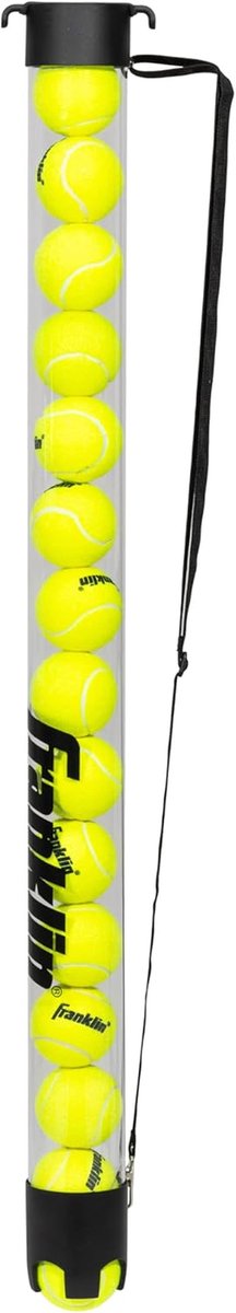 Tennis en Padel Ball Hopper Tube - 15 Tennisbal Picker Bovenbuis - Snel Ophalen en Opslag - Tennis en Padel Apparatuur