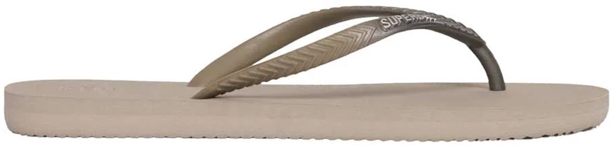 Superdry Core Metallic Kinderenlippers Dames Slippers Beige