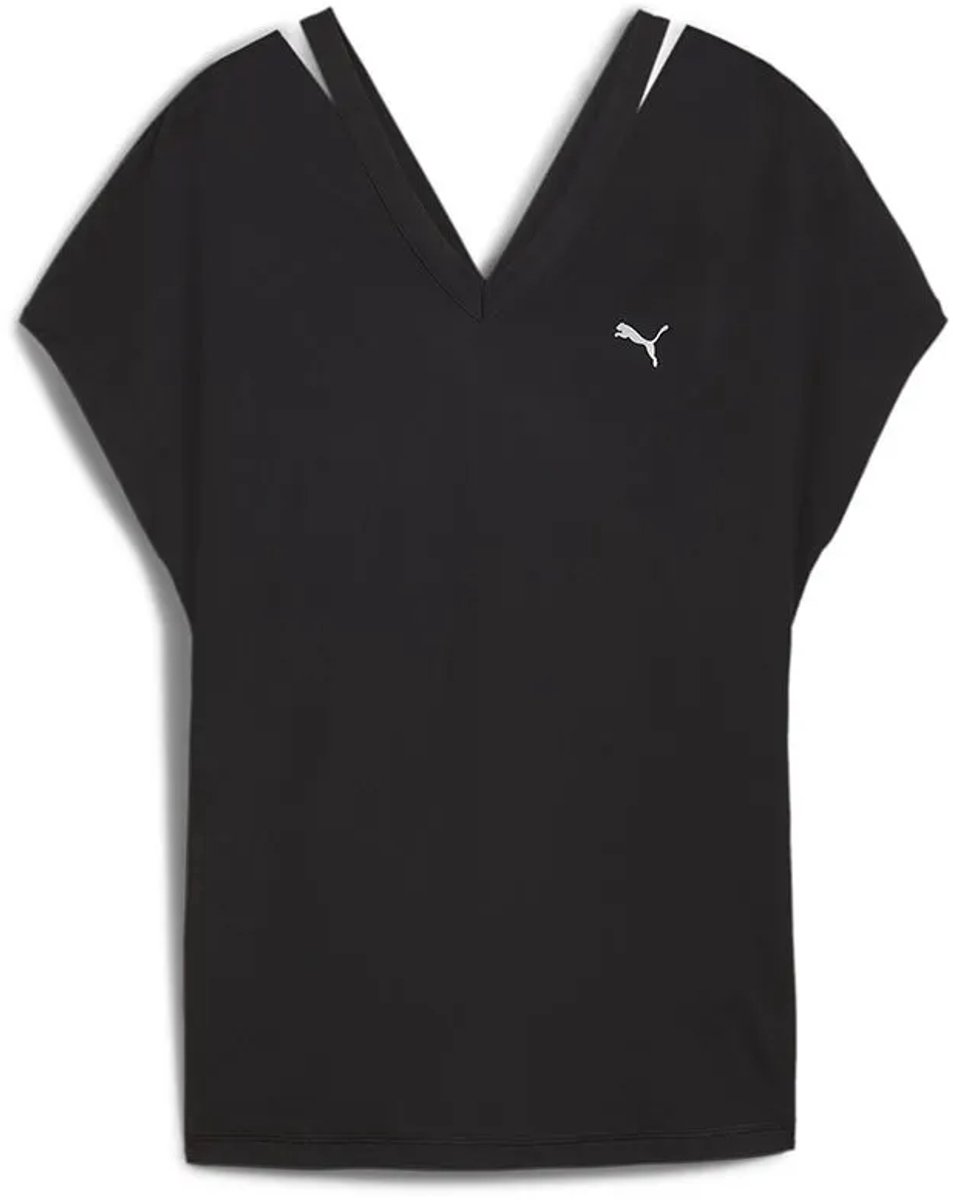 Puma Studio Fashion T-shirt Met Korte Mouwen Vrouw Zwart