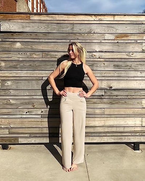 Dames Sportbroeken Joggers met Elastische Taille en Zakken voor Training en Yoga — afbeelding 4