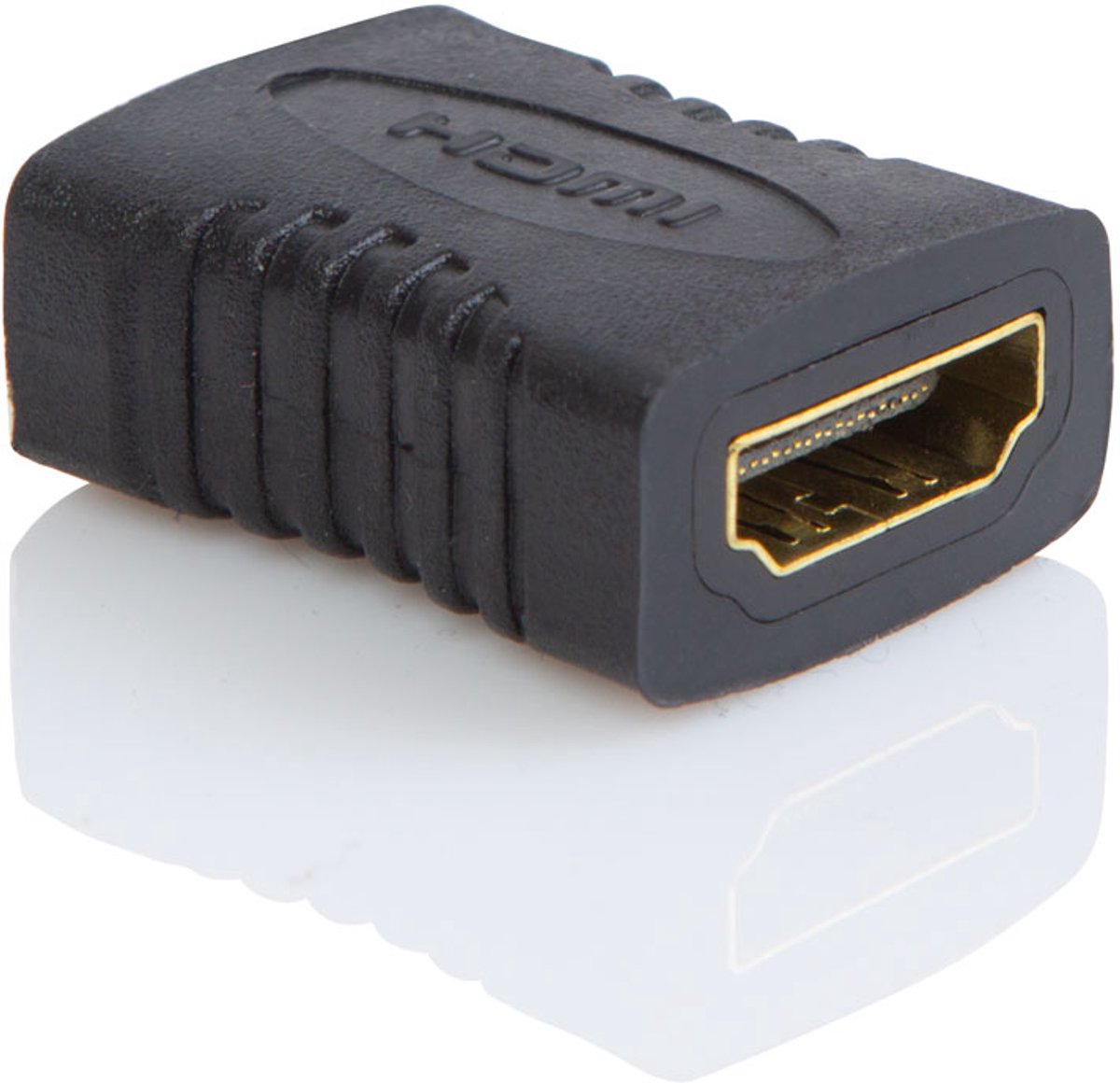 HDMI Koppelstuk – HDMI Vrouwelijk Naar HDMI Vrouwelijk – Goud Vergulde HDMI Coupler / Verlengadapter – HDMI Jack Voor TV, Monitor En Multimedia Apparatuur [05737]