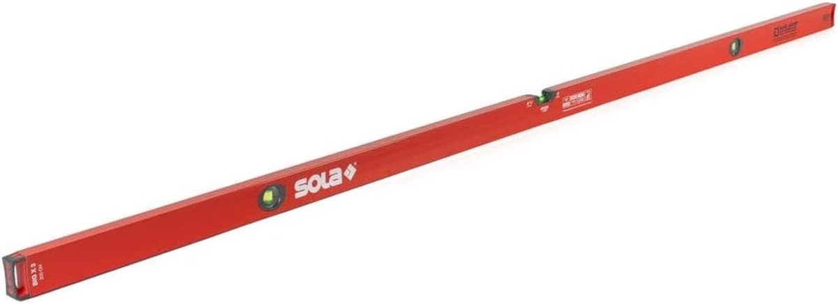 Professionele Waterpas 200 cm met Verbeterde Libellen en Temperatuurbestendigheid