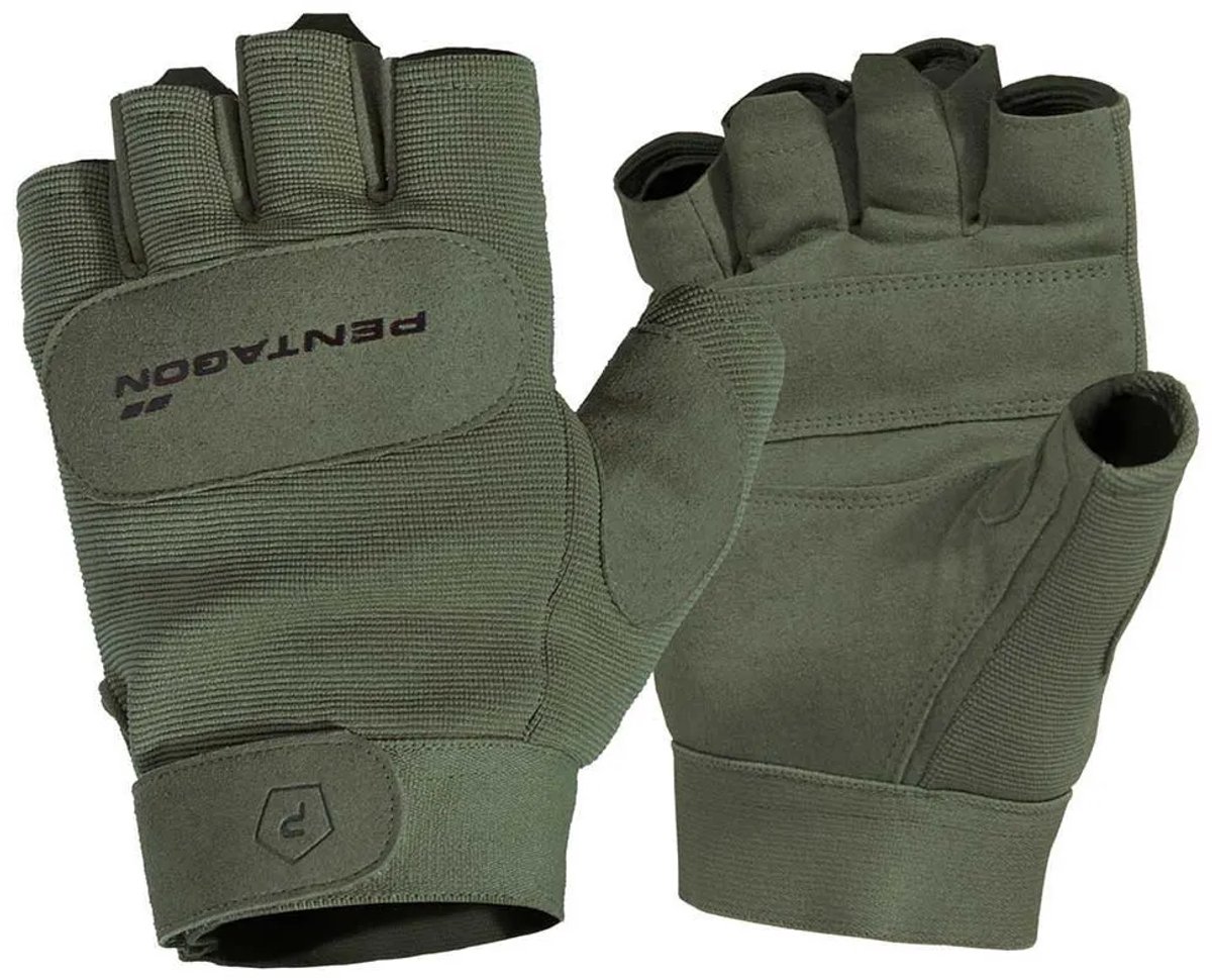 Pentagon Duty Mechanic Korte Handschoenen Groen XS Man