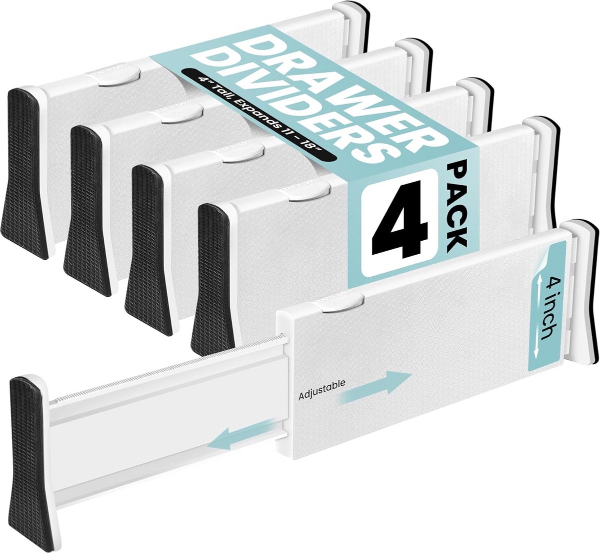 Verstelbare Lade Dividers - Dressoir Organizer voor een Perfecte Indeling