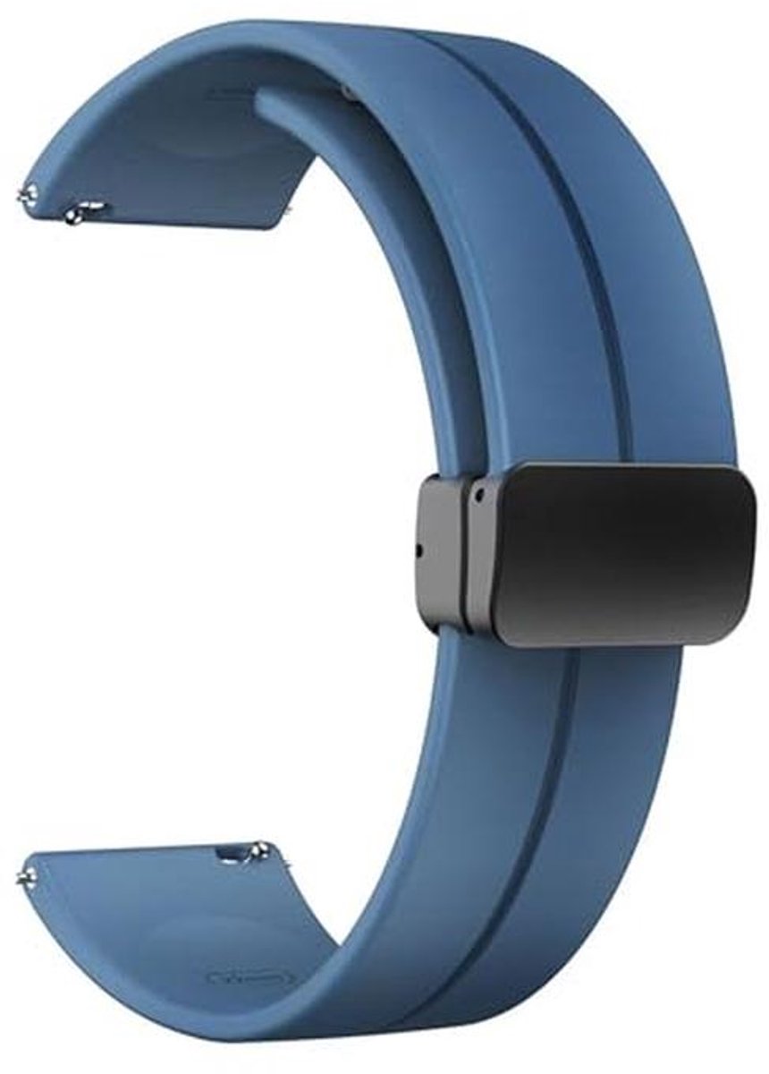 Siliconen horlogeband met snelsluiting en magneetsluiting - 20 mm, 22 mm