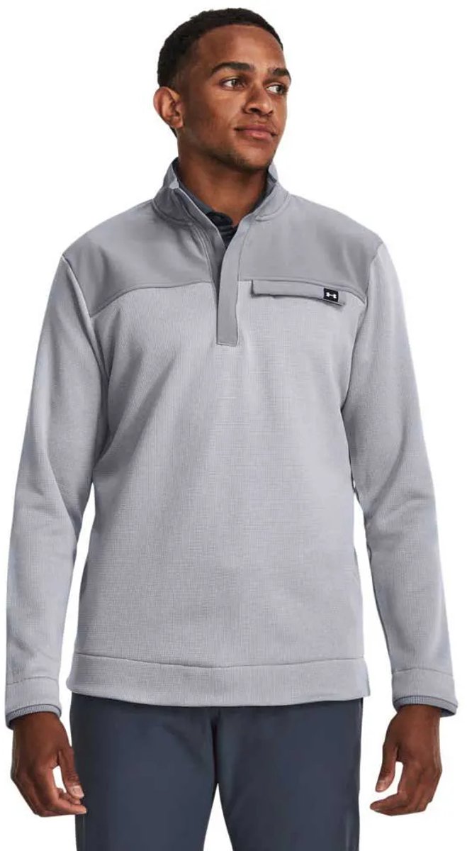 Under Armour Golf Storm Sweatshirt Met Halve Rits Grijs S Man