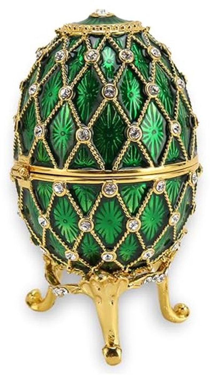 Geëmailleerd Eierdoosje voor Sieraden en Decoratie