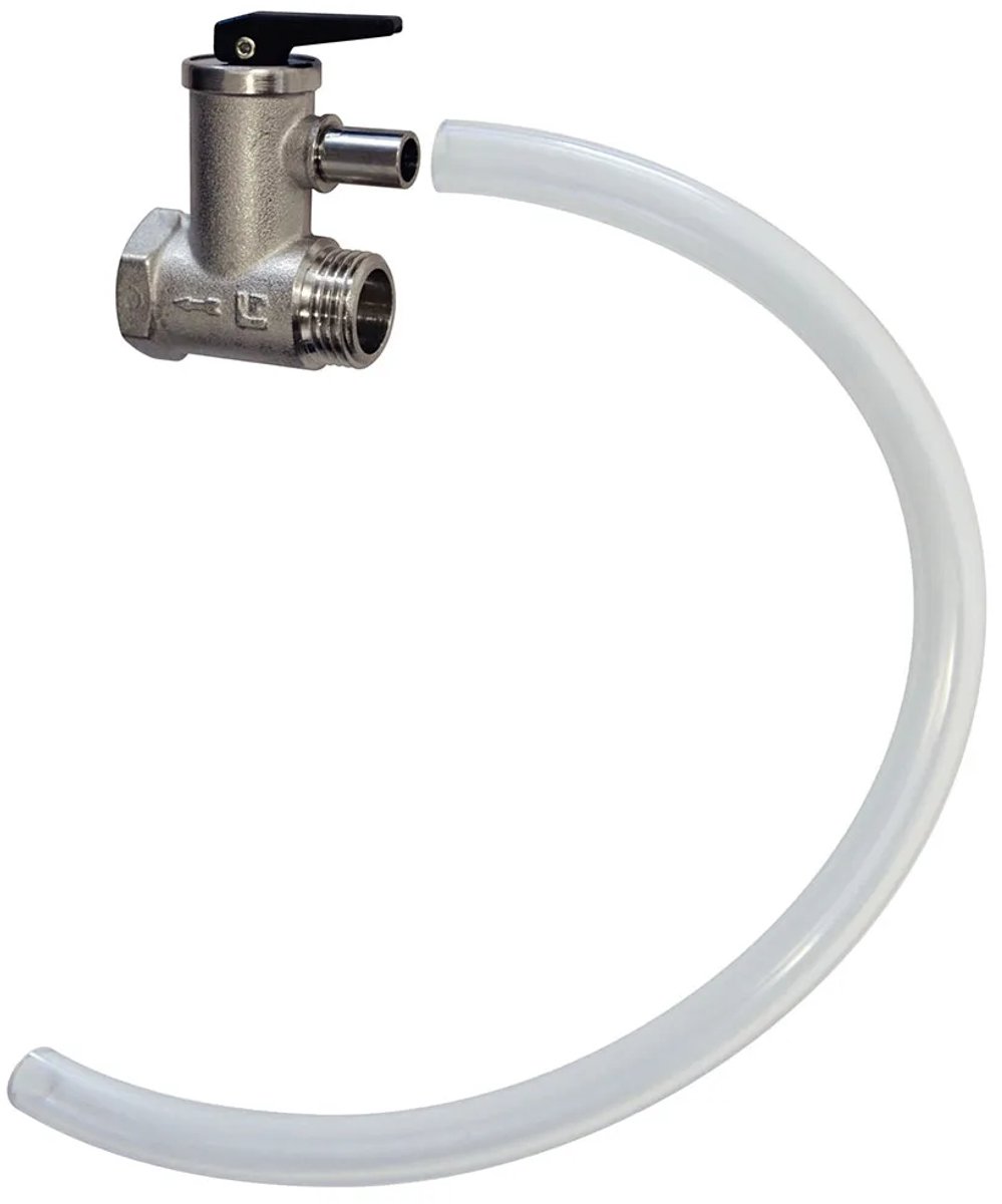 Quick Veiligheidsventiel Voor Waterverwarmer Zilver