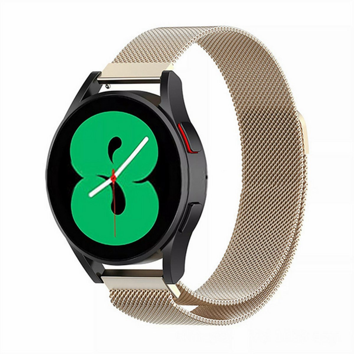 By Qubix - Milanese bandje - Vintage goud - geschikt voor Huawei Watch 5 - 42mm