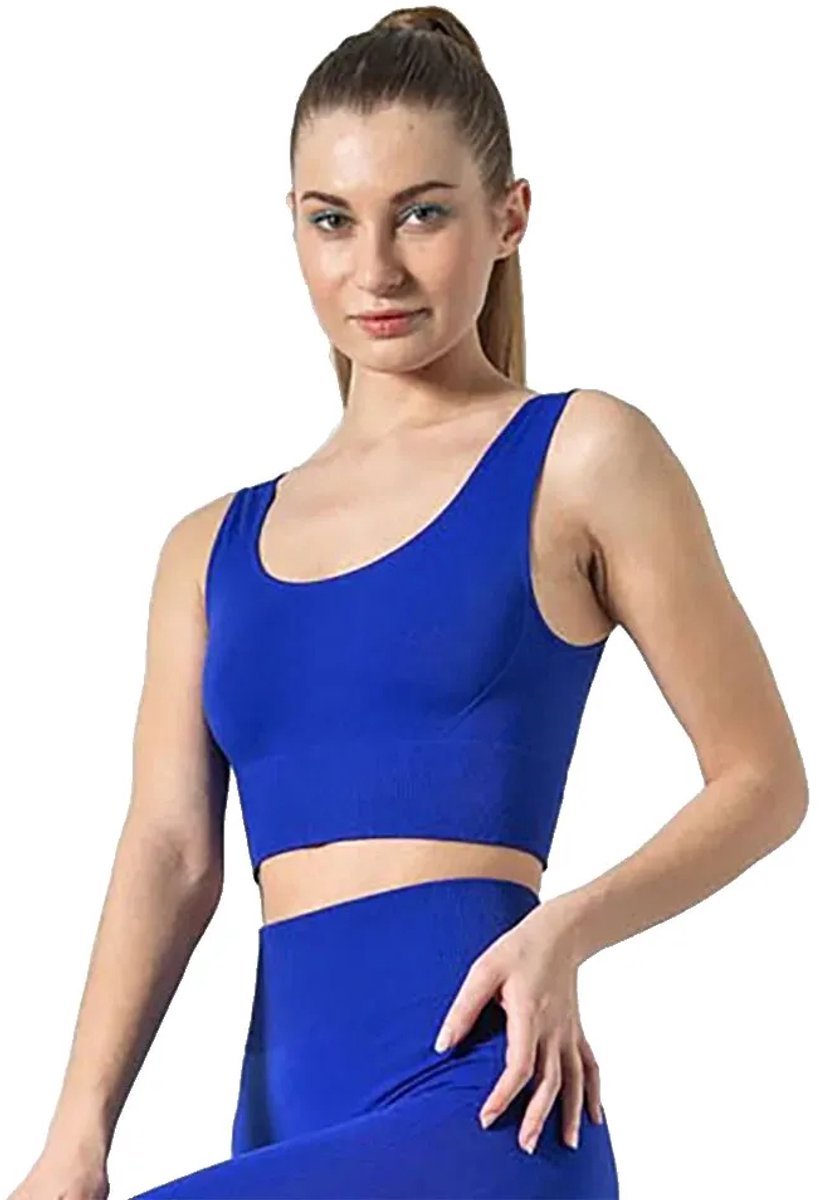 Bmymoon Galactic Top Sportbeha Blauw L-XL Vrouw
