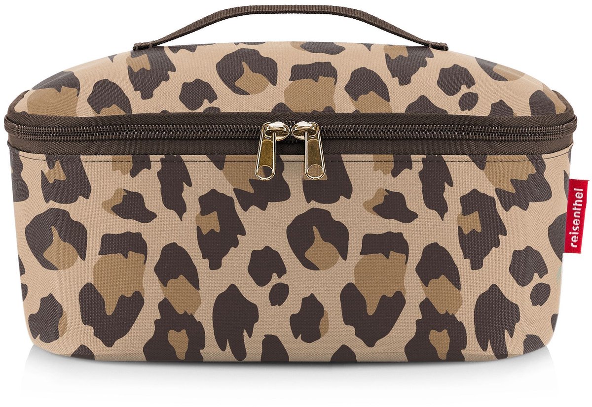 Reisenthel Coolerbag M Pocket Koeltas - 4,5L - Leo Macchiato Bruin