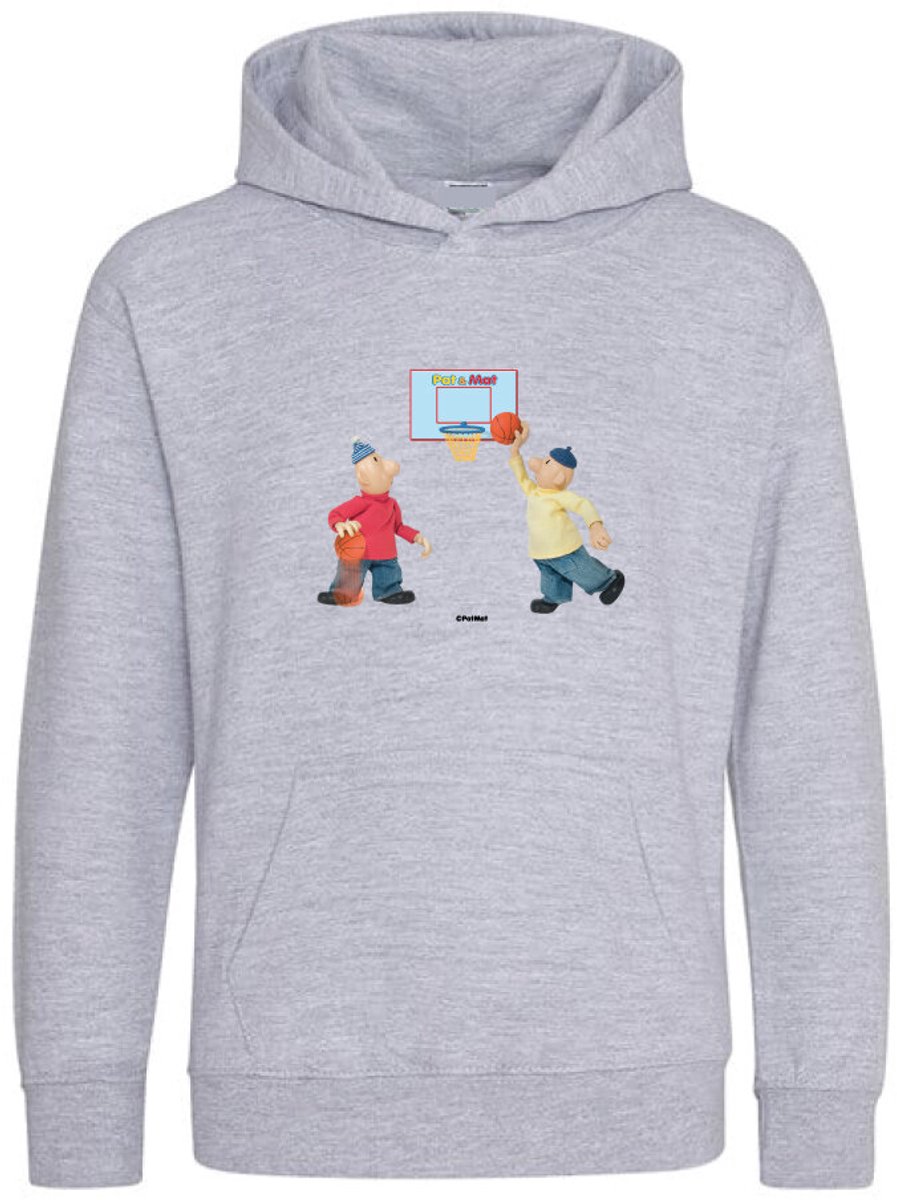 Hingly Hooded sweater Buurman & Buurman Grijs Basketbal M