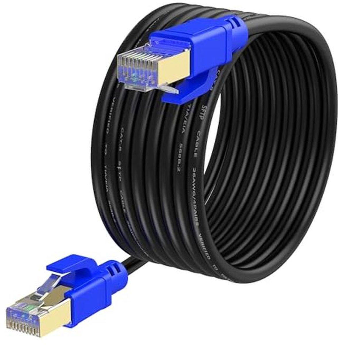 Hoge Snelheid CAT 8 Ethernet-kabel 25M voor Stabiliteit en Betrouwbaarheid