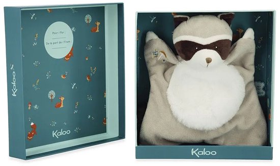 Kaloo knuffeldoekje Fripons Gaston de Wasbeer - zacht speelgoed. van Merkloos — afbeelding 3