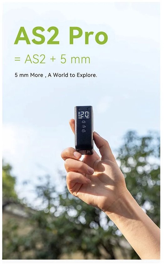 Cycplus Elektrische accu fietspomp - AS2 PRO van Cycplus — afbeelding 2