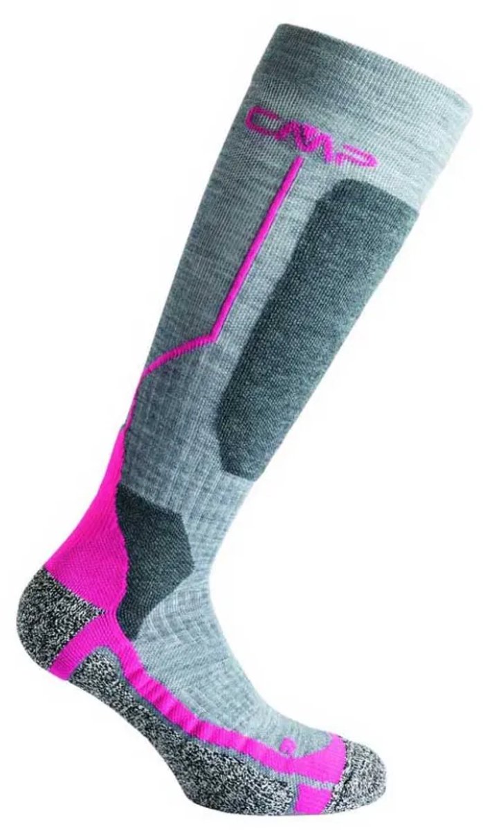 Cmp Ski Wool 3i49377 Sokken Man Zilver