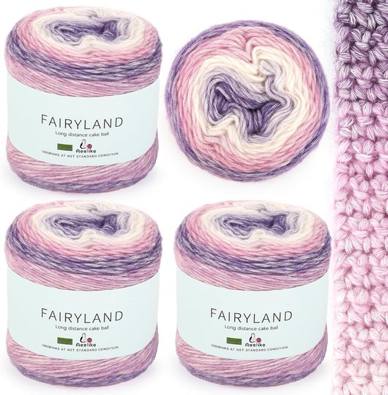 Aeelike Haakgaren Set – 4 X 50 G (200 G Totaal) – 100% Acryl Katoen, 5-laags – Ideaal Voor Amigurumi, Sokken, Mutsen, Sjaals, Truien – Kaki