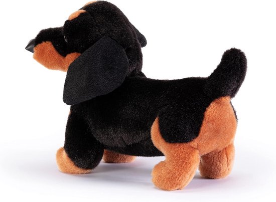 Pluche Teckel Hond Speelgoed - Perfect voor Kerst en Verjaardag - 11x19x25cm - Maat S — afbeelding 5