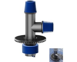 1 stuk - Afvoer adapter Handige Oplossing - wasmachine vloerafvoer beschermer - voor wasmachines, drogers, keukenwastafel, badkamer - voorkomt geur- en overstromingspreventie - 15×8.5cm - grijs
