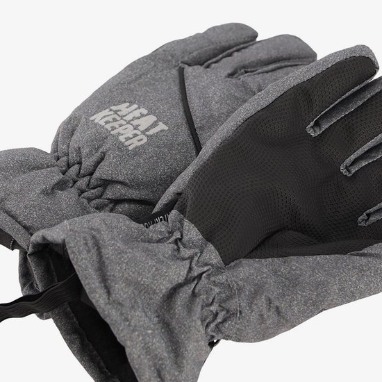 Heat Keeper kinder thermo handschoenen grijs - Maat 158/164