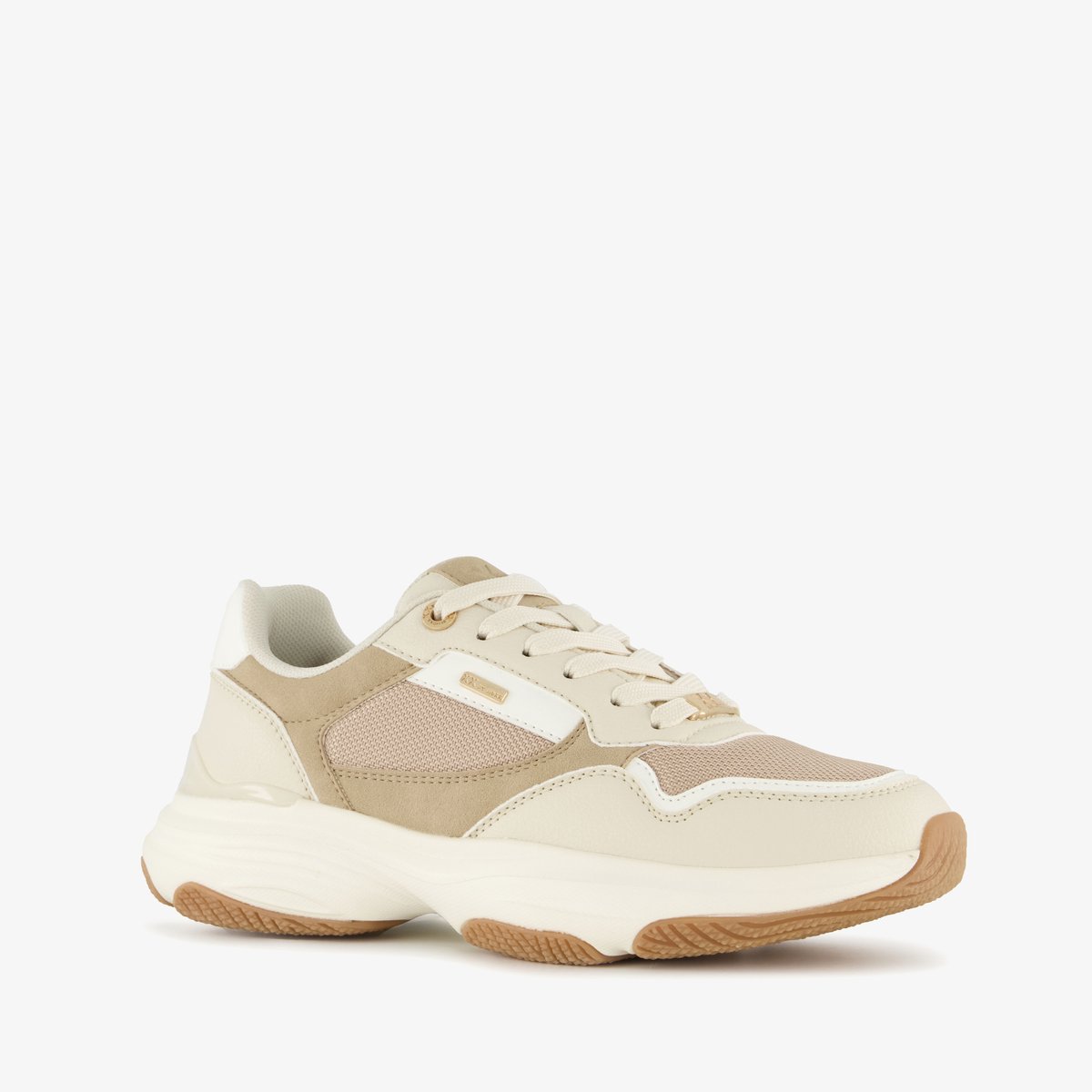 XX by Mexx dames sneakers beige - Maat 38 - Uitneembare zool
