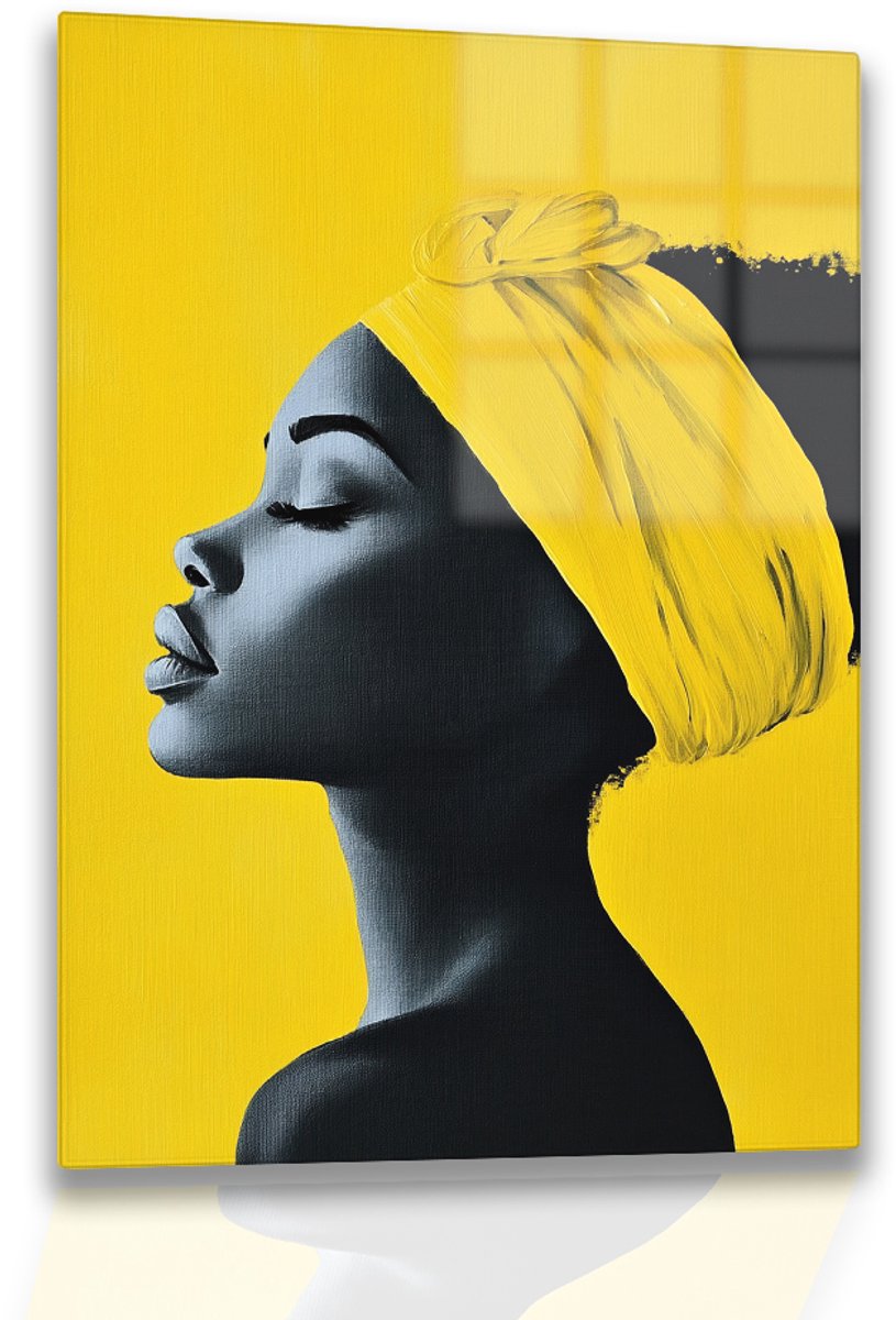 Portret wanddecoratie - Plexiglas - Acrylglas - 50x75 cm