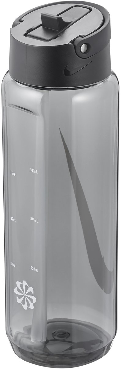 Nike Bidon Recharge Straw 0.7L Antraciet