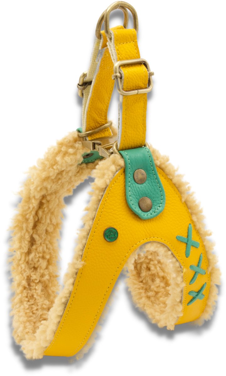 Mokum Geel Hondentuigje Maat 4 (36-41 cm)