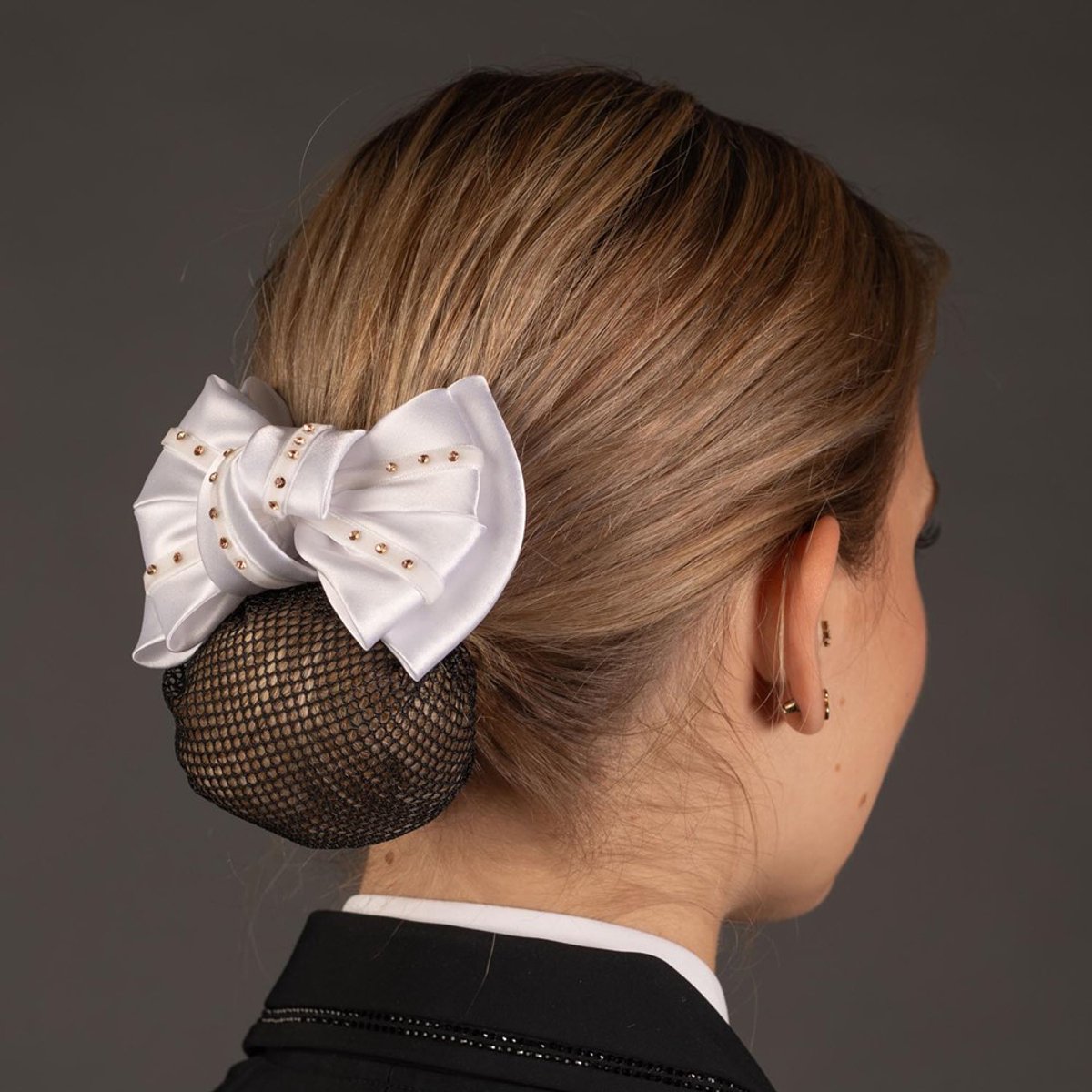 Harry's Horse - Haarspeld Strass Rosegold - Wit