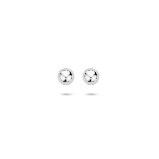 GLAMS - Boucles d'oreille clous Boule - Argent