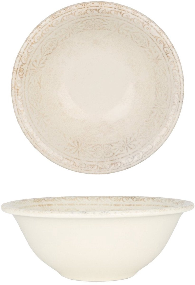 By Bone Kommetje - Antico - Porselein - 16 cm (500cc) - set van 6