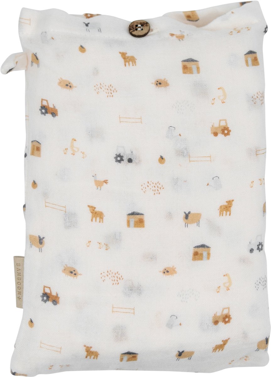 Bamboom Swaddle Muslin - XL - 120 x 120 - The Farm