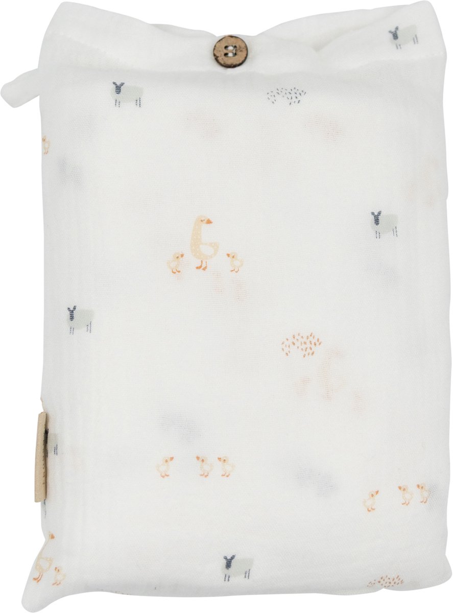 Bamboom Swaddle Muslin - XL - 120 x 120 - Farm Buddies