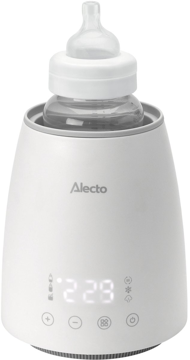 Alecto Flessenwarmer - Opwarmen, ontdooien en steriliseren - Geschikt voor alle gangbare flessen - 500W - BW900 - Wit van Merkloos — afbeelding 3