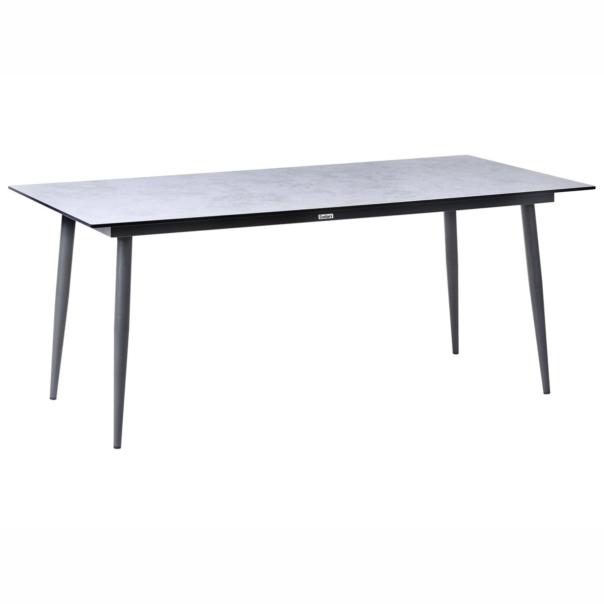 SOVARETO - Tuintafel - Donkergrijs/Lichtgrijs - HPL/Aluminium