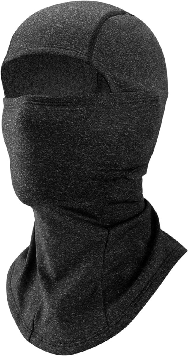 Goodivery ® Skimasker winddicht warm voor fietsen skiën motorrijden winter unisex donkergrijs
