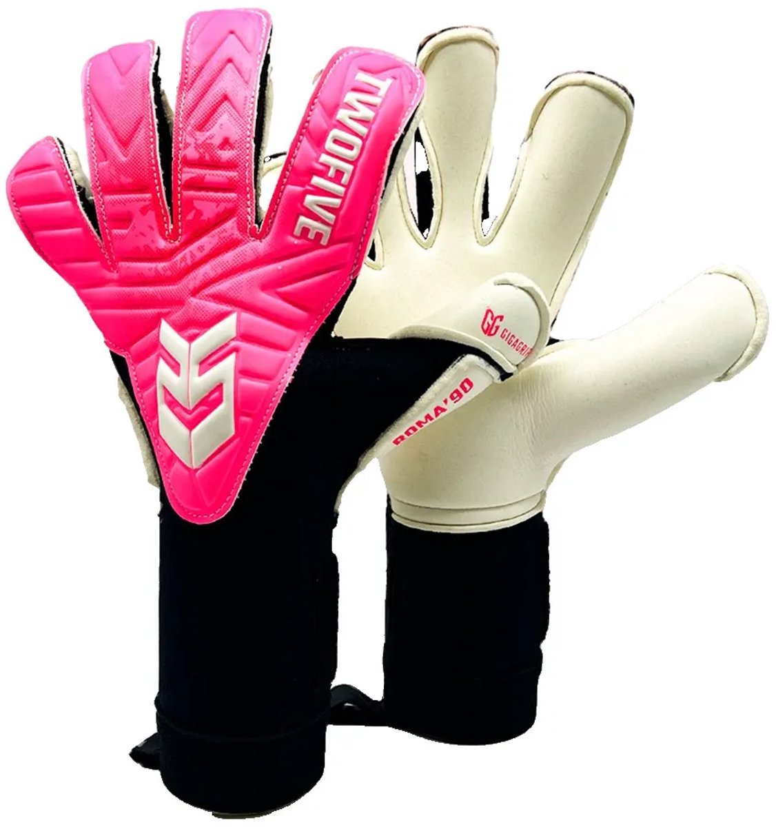 1126x1200.jpg Twofive Roma´90 Pro Keepershandschoenen Roze 10 - Afbeelding 1